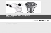 MIC Series 550 Camera - resource.boschsecurity.comresource.boschsecurity.com/documents/MIC550_MIC550IR_Operation... · Não instale a fonte de alimentação da câmara perto de água,