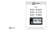 GPS GP-440 GP-5 1 0 GP-700 - lenoxx.com.br · Use no aparelho somente baterias e ... Projeto e especificações técnicas sujeitos a alterações sem prévio aviso. ... Utilize apenas