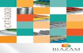 Catalog Biazam 2014 ok BAIXA · Garantia de beleza e economia. A BZM 35, com seu design inovador, proporciona um aumento de 5% em sua largura útil. Telha Trapezoidal - BZM 35 Medidas