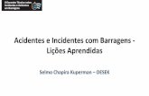 Acidentes e Incidentes com Barragens - Lições Aprendidascbdb.dataapp.com.br/wp-content/uploads/2018/05/Kuperman.pdf · •É importante manter registros de barragens, como desenhos