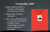 O Suicídio 1897 - sociologiacotil | Espaço destinado a abrigar … · Solidariedade Mecânica e Orgânica Solidariedade Mecânica Sociedades ”primitivas” Indivíduos semelhantes