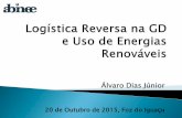 Álvaro Dias Júnior - Abinee · Regulatório Resolução 502/12 da Aneel para regular a aplicação dos medidores inteligentes (Tarifa Branca, ainda a ser implantada no Brasil).