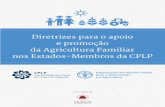 Diretrizes para o apoio e promoção da Agricultura Familiar ...cesa/files/Booklet_pt_v10-diretrizes... · 1 Coordenador Técnico das Fases 1 e 2 do Projeto “ Supporting the implementation