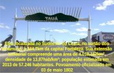 Está localizada no Sudoeste do Ceará, no sertão dos Inhamuns, … · territorial compreende uma área de 4.018,162km², densidade de 13,87hab/km²; população estimada em 2013