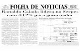 (64) 3431-4894 Ronaldo Caiado lidera na Serpes com 43,2% …online.folhadenoticias.com.br/6285.pdf · Página 4 Terça-feira, 11 de Setembro de 2018 Vende-se Jett a 2.0 Flex - Ano: