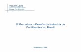 O Mercado e o Desafio da Industria de Fertilizantes no Brasilibram.org.br/sites/700/784/00001762.pdf · 13,4 9,0 4,4 2006 Adicional 2016 Demanda América Latina (milhões de t de