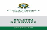 N N )('(5$ - ufabc.edu.br · (UFABC), nomeado por Decreto da Presidência da República de 31 de janeiro de 2014, publicado no ... o resultado das eleições para a composição da