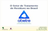 O Setor de Tratamento de Resíduos no Brasilfirs.institutoventuri.com/images/7FIRS_Odilon.pdf · Público: R$ 25,2 bilhões Privado: R$ 13,0 bilhões Mercado de Resíduos no Brasil
