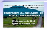 TERRITÓRIO DA CIDADANIA DO PONTAL PARANAPANEMAredesans.com.br/rede/wp-content/uploads/2012/10/Territorio-da-cida... · Federação dos Trabalhadores na Agricultura do Estado ...