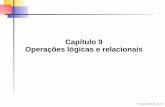 Capítulo 9 Operações lógicas e relacionais - Home | INSTITUTO …rdahab/cursos/matlab/Welcome_files/... · 2003-09-24 · 1 2 3 4 5 6 7 8 9 9 8 7 6 5 4 3 2 1 >> A = B - 2* ...