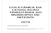 COLETÂNEA DA LEGISLAÇÃO TRIBUTÁRIA DO MUNICÍPIO …fazenda.niteroi.rj.gov.br/site/wp-content/uploads/2016/07/... · 10.767/10 Institui a Nota Fiscal de Serviços eletrônica
