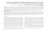 Efeito da Hibridização de Montmorilonita e Celulose II ... · Resumo: Nanocompósitos híbridos de borracha natural (NR) com argila mineral montmorilonita (MMT) ... com os corpos