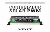 Manual Controlador Solar PWM - volt.ind.brvolt.ind.br/manuais/ctrl__solar_pwm.pdf · No período da noite a bateria que foi carregada durante o dia assume tornando o sistema ... Av.
