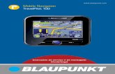 Mobile Navigation TravelPilot 100 · Instruções de serviço (versão abreviada) DVD de segurança Nota: Recomendamos a utilização de acessórios originais Blaupunkt (). Película