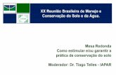 XX Reunião Brasileira de Manejo e Conservação do Solo e da ... RBMCSA... · de risco de perdas de produção associados às questões climáticas e de custos, redução no número
