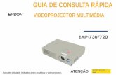 GUIA DE CONSULTA RÁPIDA - download.epson-europe.comdownload.epson-europe.com/pub/pt/manual/projectors/EMP-720&730/Guia... · "Tamanho do ecrã e distância de projecção" no Guia