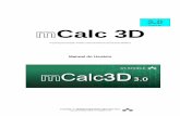 3.0 mCalc 3D - stabile.com.br Manuais/mCalc3Dmanual.pdf · utilização das rotinas de geração, análise e dimensionamento das estruturas. O Manual do Usuário (a referida documentação)