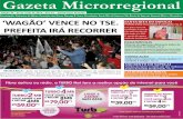 Gazeta Microrregional - jornalgazetadovale.com.br · Câmeras de segurança diminuem índice de criminalidade na cidade. ... “além de não poluir nosso rio, com a construção