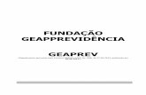 FUNDAÇÃO GEAPPREVIDÊNCIA GEAPREV - vivaprev.com.brvivaprev.com.br/.../uploads/2018/07/Regulamento-do-Plano-GEAPREV.pdf · 8º Os BENEFICIÁRIOS, para fins de gozo dos benefícios