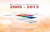 RELATÓRIO DE ATIVIDADES 2009 - 2013 - prdu.unicamp.br · Programa de Excelência no Atendimento ao Cliente (PEAC) Gestão por processos Programas de atualização na área de TIC