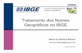 Tratamento dos Nomes Geográficos no IBGE - ngb.ibge.gov.brE7%E3o_Trat_NG_CursoIntPad... · marcia.mathias@ibge.gov.br. Questões de Padronização Porto Alegre não está no mapa.