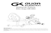 Manual do Usuário Bike Guga GK1002conteudoproduto.magazineluiza.com.br/manual/08/087662200/Bike Guga... · perda de peso. Fase de aquecimento O objetivo do aquecimento é preparar