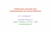 IFT – 01/06/2017 Osvaldo Pessoa Jr. Depto. Filosofia ...200.145.112.249/webcast/files/MQ-interpretacoes-culturais-4.pdf · Cadernos de História e Filosofia da Ciência, suplemento