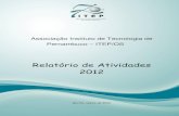 Associação Instituto de Tecnologia de Pernambuco – ITEP/OS · de Corrosão, ABRAMAN – Associação Brasileira de Manutenção, FBTS – Fundação Brasileira de Tecnologia da