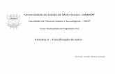 Universidade do Estado de Mato Grosso –UNEMATsinop.unemat.br/site_antigo/prof/foto_p_downloads/fot_14461slide_7... · • Solos de granulação fina, que apresentam 50% ou mais