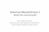 Redes de comunicação - Robotica Ufscararoca/disciplinas/mecatronica/aulas/17_19...Sistemas Mecatrônicos 1 Redes de comunicação Prof. Rafael V. Aroca Departamento de Engenharia