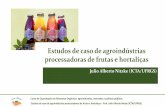 Estudos de caso de agroindústrias processadoras de frutas ... · Curso de Capacitação em Alimentos Orgânicos: agroindústrias, mercados e políticas públicas Estudos de caso