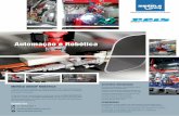 Automação e Robótica - Merklemerkle.com.br/catalogos/Folheto-automacao-robotica.pdf · Células interligadas com sistema de transferência e manipulação. Linhas completas integradas,
