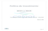 Política de Investimento 2015 a 2019 - celpos.com.br · Fundação Celpe de Seguridade Social - CELPOS ... simulados ao longo do tempo com base na ... de 29 de novembro de 2012,