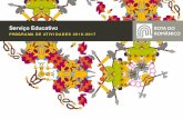 Brochura Pedagogica 2014-2015 - Homepage Rota do Românico Educativo/SE... · No ano letivo 2016-2017 ... Um caminho é feito ... O “R” de receber vai estar presente nesta apresentação