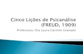Professora: Dra Laura Carmilo Granado · (pensamentos, imagens, recordações) ligadas a uma pulsão. ... eram caveiras (as unhas).