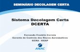 Sistema Decolagem Certa DCERTA - anac.gov.br · Introdução –Panorama da Aviação Civil Brasileira acerca dos acidentes 2002 a 2008 -> 14% dos acidentes apresentavam, pelo menos,