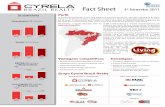 Fact Sheet Cyrela Brazil Realty é uma das melhores incorporadoras do mercado imobiliário do país. São mais de 200 mil famílias escolhendo a solidez e a segurança de uma empresa