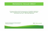 Relatório Anual 2017 - sicredi.com.br · dispositivos legais e ao estatuto social, divulgamos as Demonstrações Financeiras da Cooperativa de Economia e Crédito Mútuo dos Integrantes