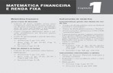 MateMática financeira e renda fixa 1 - Martins Fontes · MateMática financeira Capítulo 1 e renda fixa Matemática financeira Juros e taxa de desconto • Cálculo de juros simples