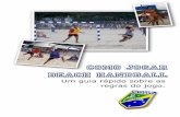 Como Jogar o Beach Handball - fchb.com.br · regras do jogo. Como Jogar Beach Handball ... • 2 Sets de 10 Minutos ... Confederação Brasileira de Handebol 2009 Como Jogar Beach