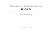Manual de Orientação da RAIS - biblioteca.cofen.gov.brbiblioteca.cofen.gov.br/.../uploads/2015/04/Manual_RAIS_2009.pdf · Em circunstâncias de forte crescimento da atividade econômica