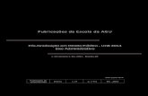 Publicações da Escola da AGU - mpsp.mp.br · Hélio Ribeiro Couto ..... 267 A Necessidade da Reformulação da Atuação do Poder Público Diante da Propagação da Abertura de