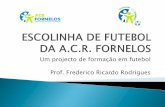 Um projecto de formação em futebol Prof. Frederico Ricardo ...acr-fornelos.pt/site/images/imagens/projetos/novos/ProjetoEscolin... · futebol e pelo desporto em geral, através