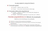 Partido arquitetônico Método de projetação - PUC Goiásprofessor.pucgoias.edu.br/SiteDocente/admin/arquivosUpload/2309... · Conceito (ótica da arquitetura) Projetar – idealizar