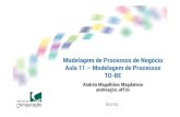 Modelagem de Processos de Negócio Aula 11 –Modelagem de ...andrea/teaching/201701/mpn/ModelagemProcessosNego... · • Domínio público como revistas e publicações especializadas