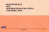Fundação Instituto Brasileiro de Geografia e Estatfstica - IBGE · Uma tabela estatística compõe-se de uma estrutura básio.:a ou corpo, de elementos complementares e do conjunto