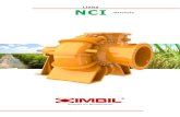 NCI - pumpsimbil.com · As bombas NCI apresentam características que permitem a retirada do rotor e a inspeção das partes internas sem a ... absorvem cargas axiais e radiais, projetados