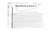 Laboratório de Psicologia Experimental / PEXP Volume 13 ... · comportamento, mas sim, em um estímulo presente interferindo em um fluxo comporta-mental. Baseando-se nessa recomendação,