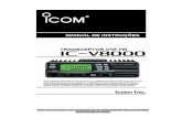 ICOM IC-V8000 - Manual de instruções (Port.) · Reprodução proibida! P&W Traduções e Radiohaus — ICV8000RH-052-09042008 2 ... Com uma furadeira, faça 4 furos onde o suporte