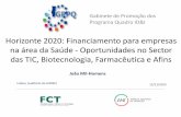 Horizonte 2020: Financiamento para empresas na área da ... · Como funciona? GPPQ Gabinete de Promoção do Programa-Quadro ... • SME Instrument / Fast Track to Innovation •